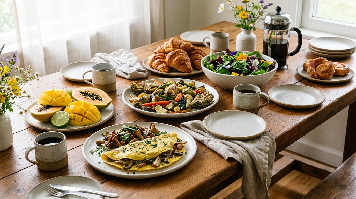 A Sunday brunch spread by Steven Russell