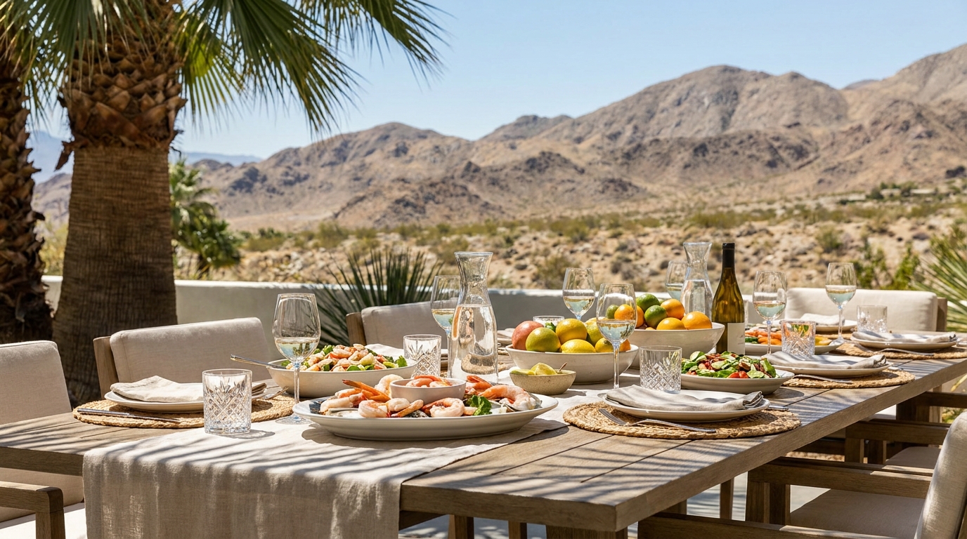 How to Host a Dinner Party in Desert Heat: A Palm Desert Chef's Playbook