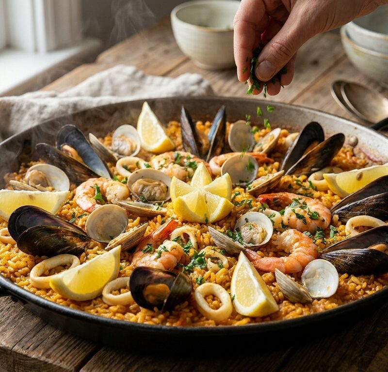 Seafood Paella